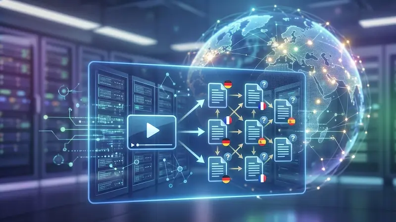 Repurposing Enterprise Video into Global AEO Blog Clusters